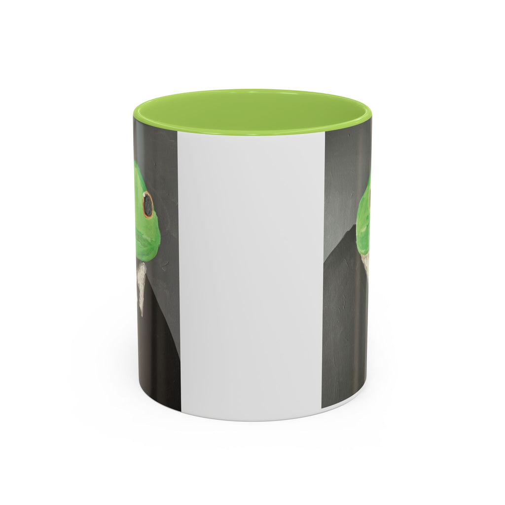 Frog in Suit Accent Coffee Mug – Quirky Formal Frog Art (11/15oz)