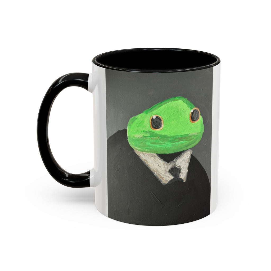 Coffee Mug — "I Don’t Rise and Shine, I Caffeinate and Tolerate" (Accent, 11/15oz)