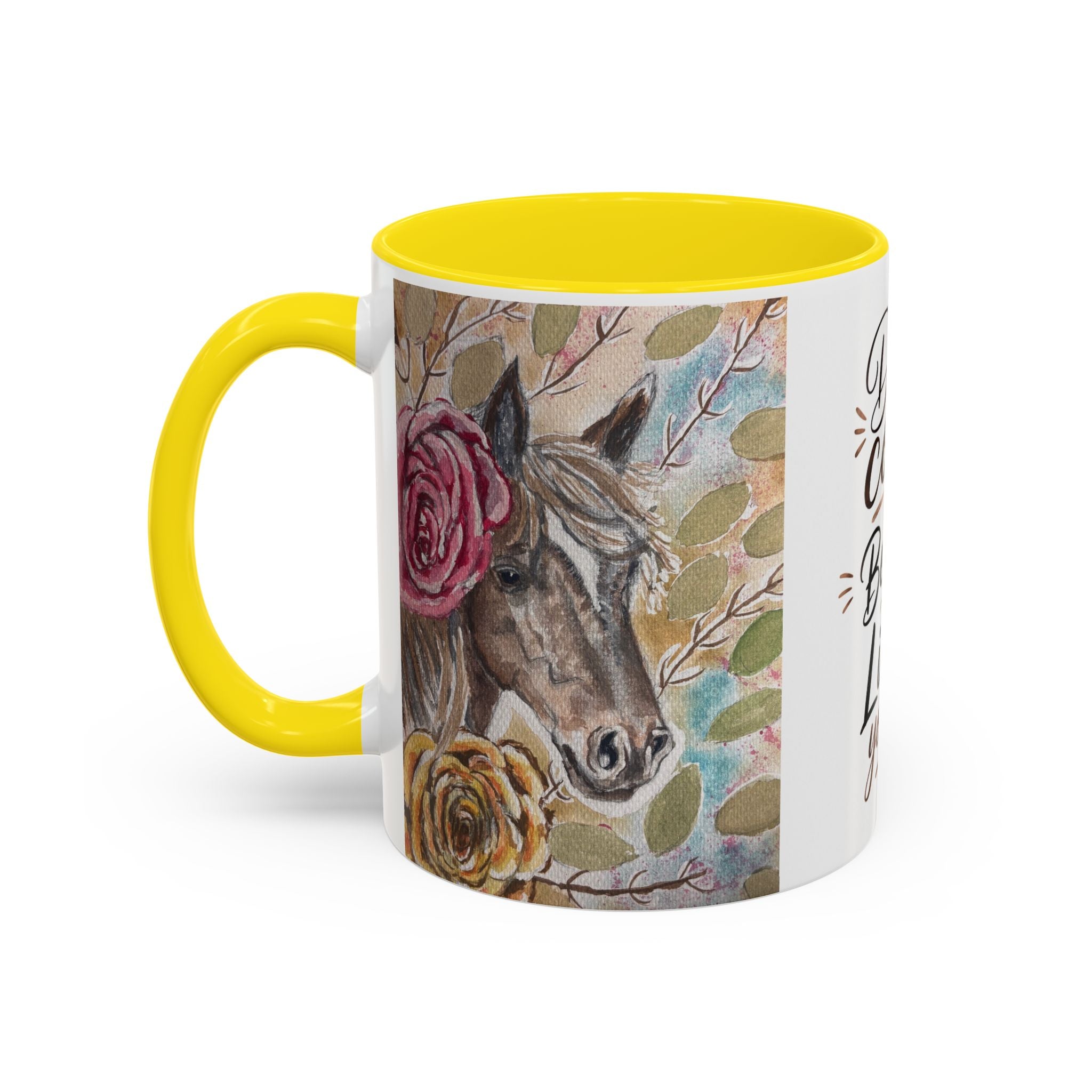 Coffee Mug — "Drink Coffee. Be Weird. Live Life Your Way." Inspirational Accent Mug