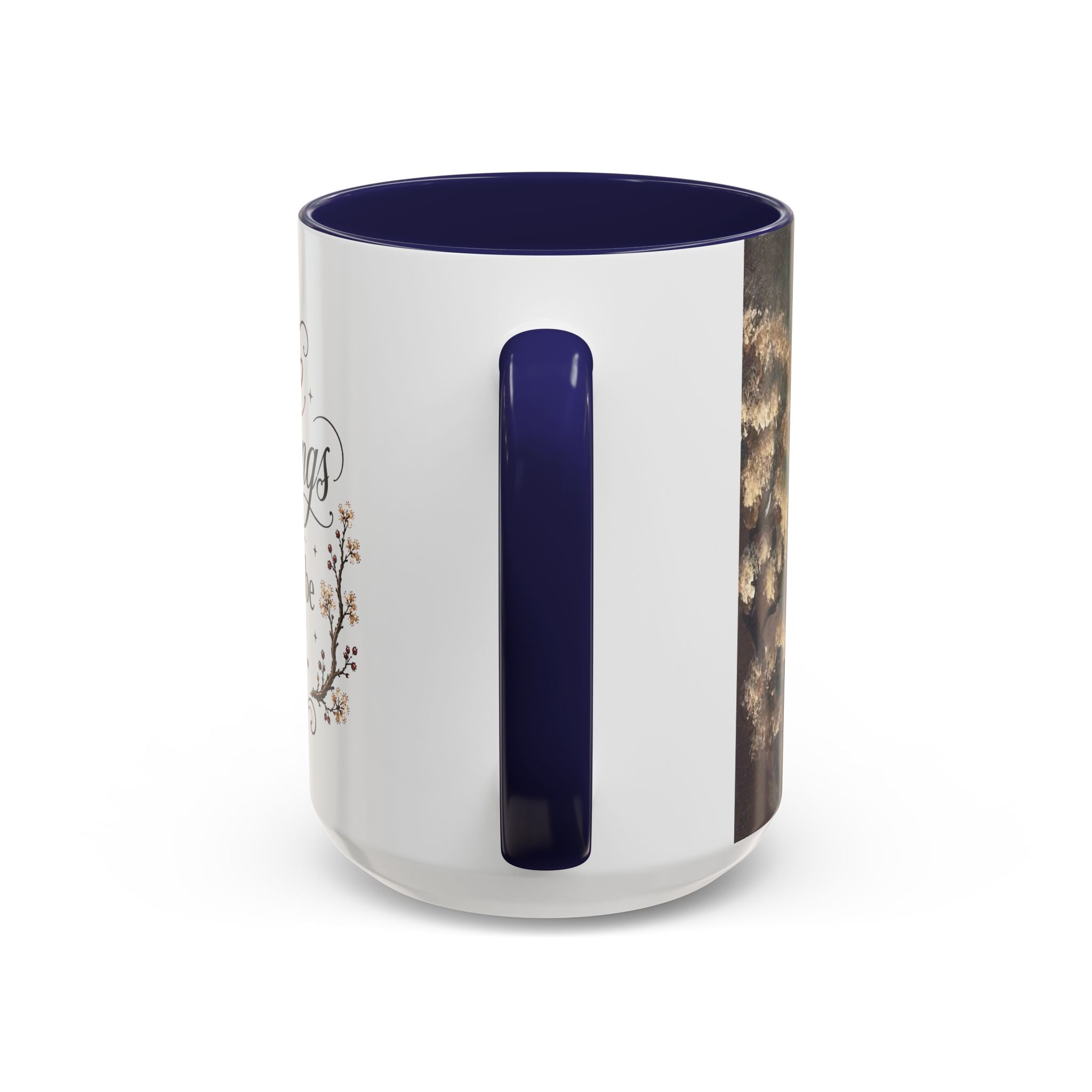 Coffee Mug - "Some mornings are meant to be quiet" Accent Ceramic Mug