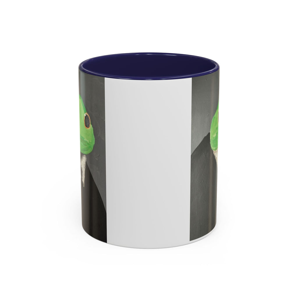 Frog in Suit Accent Coffee Mug – Quirky Formal Frog Art (11/15oz)