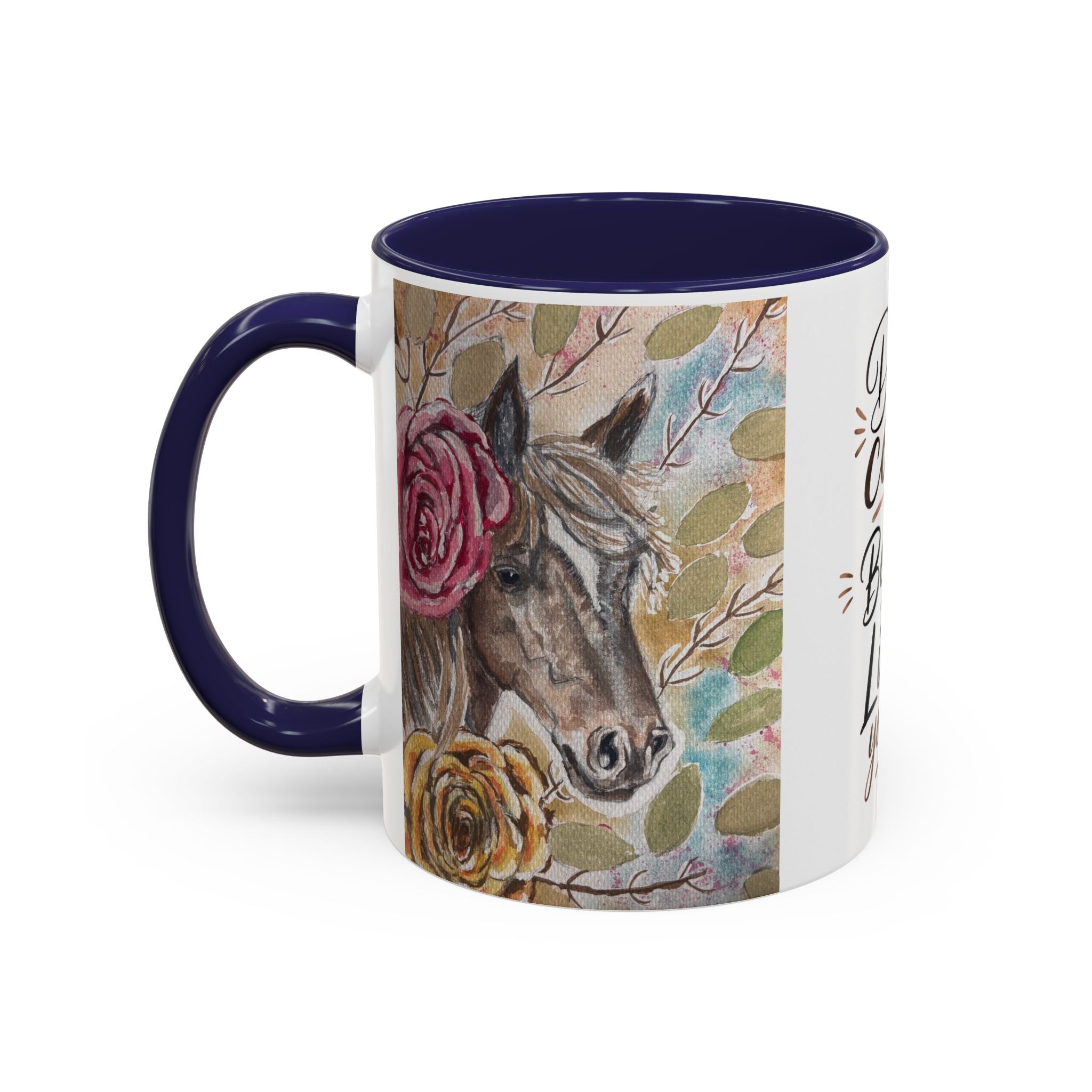 Coffee Mug — "Drink Coffee. Be Weird. Live Life Your Way." Inspirational Accent Mug