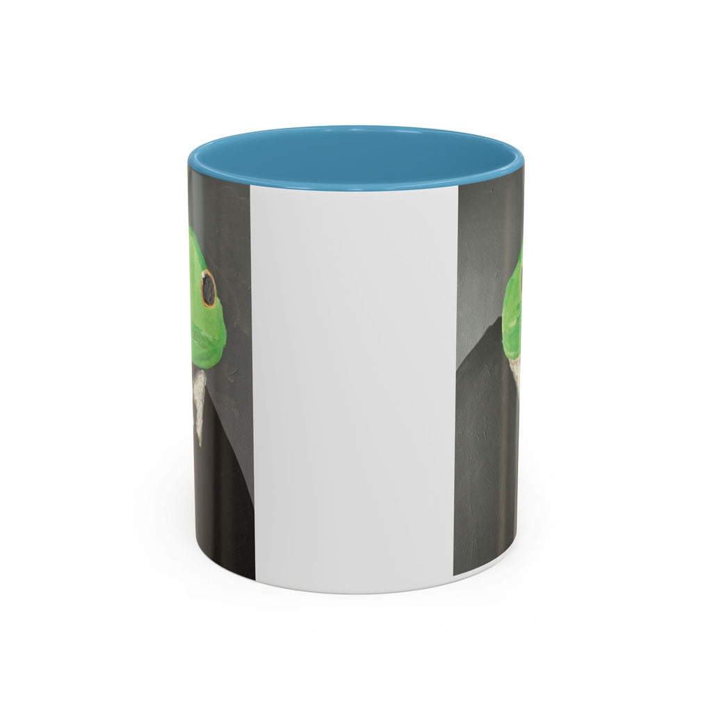 Frog in Suit Accent Coffee Mug – Quirky Formal Frog Art (11/15oz)