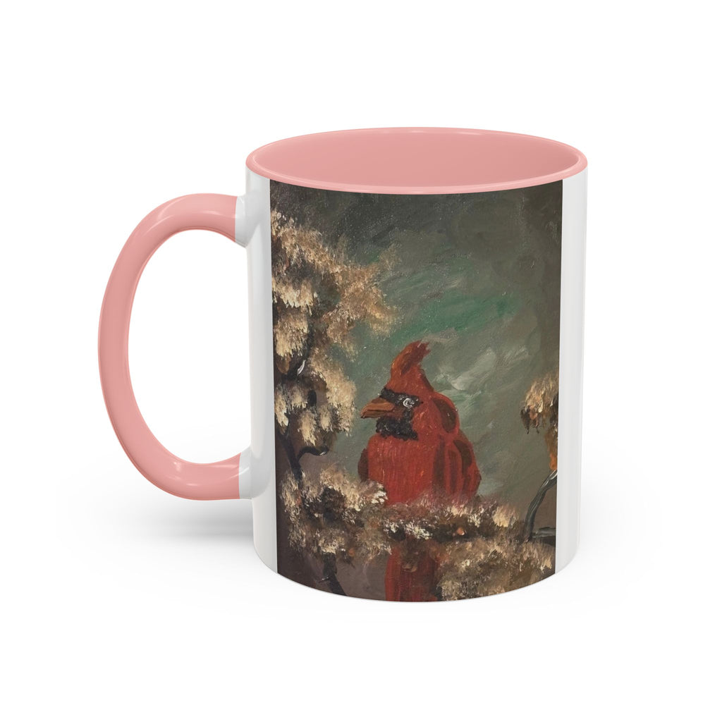 Coffee Mug - "Some mornings are meant to be quiet" Accent Ceramic Mug