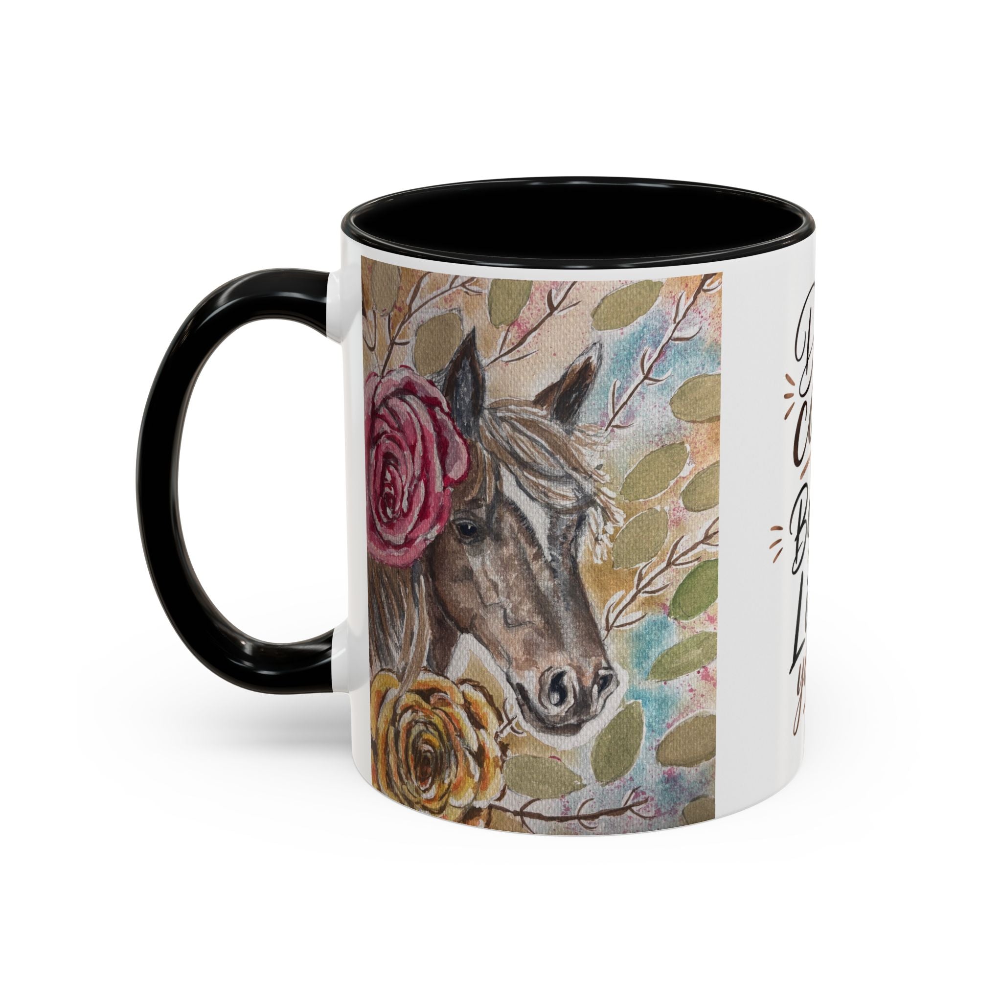 Coffee Mug — "Drink Coffee. Be Weird. Live Life Your Way." Inspirational Accent Mug