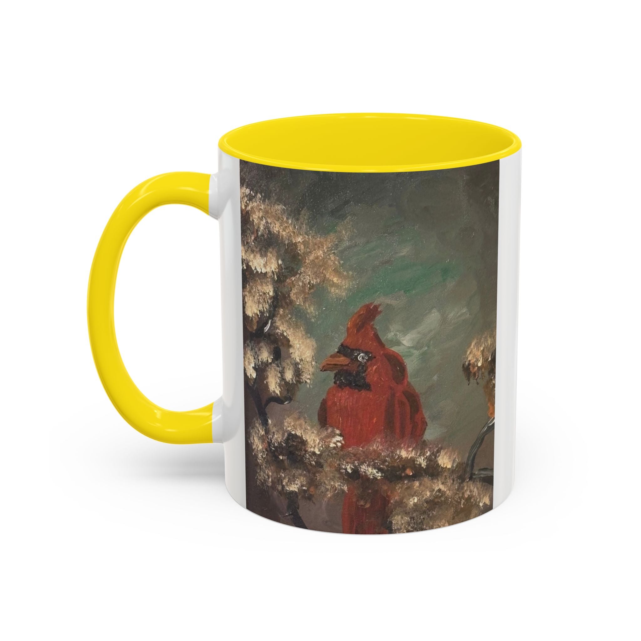 Coffee Mug - "Some mornings are meant to be quiet" Accent Ceramic Mug