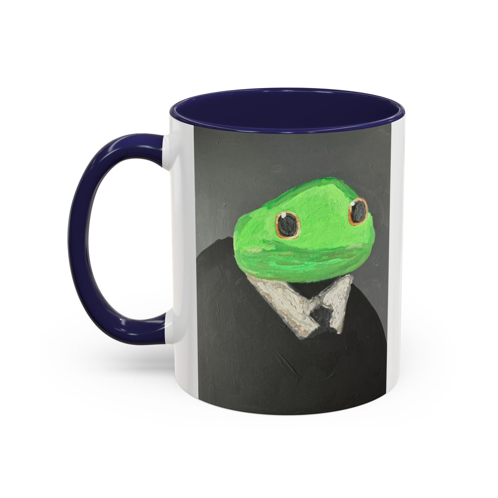 Coffee Mug — "I Don’t Rise and Shine, I Caffeinate and Tolerate" (Accent, 11/15oz)