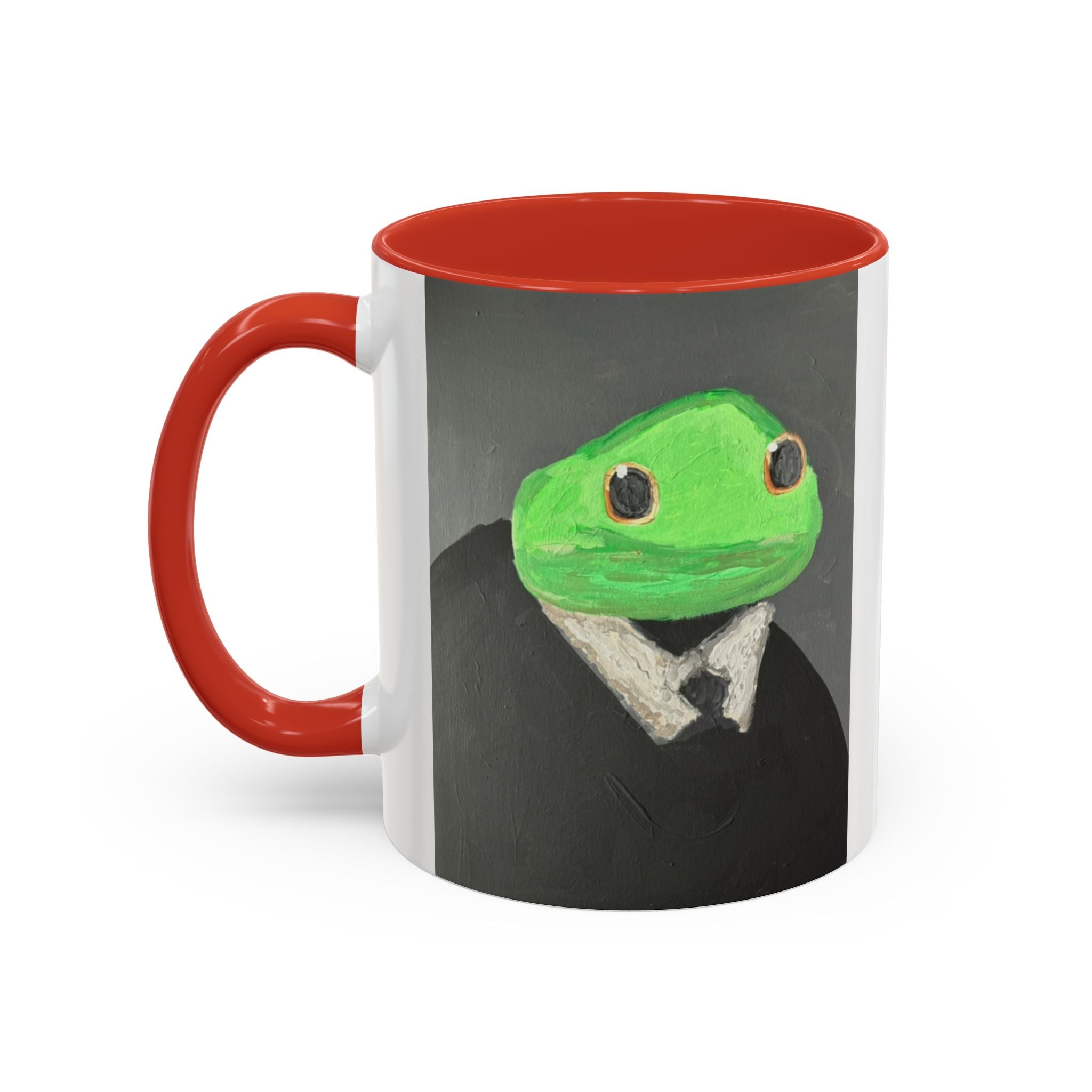 Coffee Mug — "I Don’t Rise and Shine, I Caffeinate and Tolerate" (Accent, 11/15oz)
