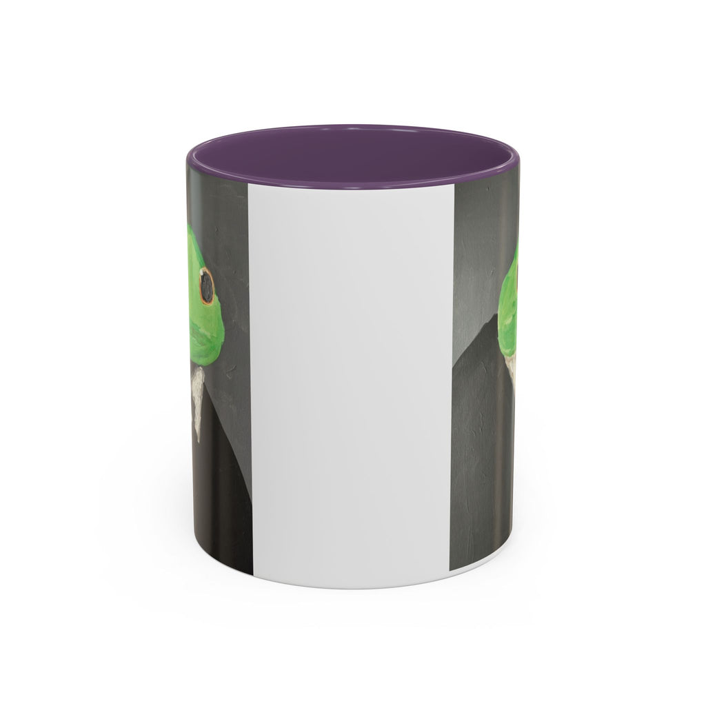 Frog in Suit Accent Coffee Mug – Quirky Formal Frog Art (11/15oz)