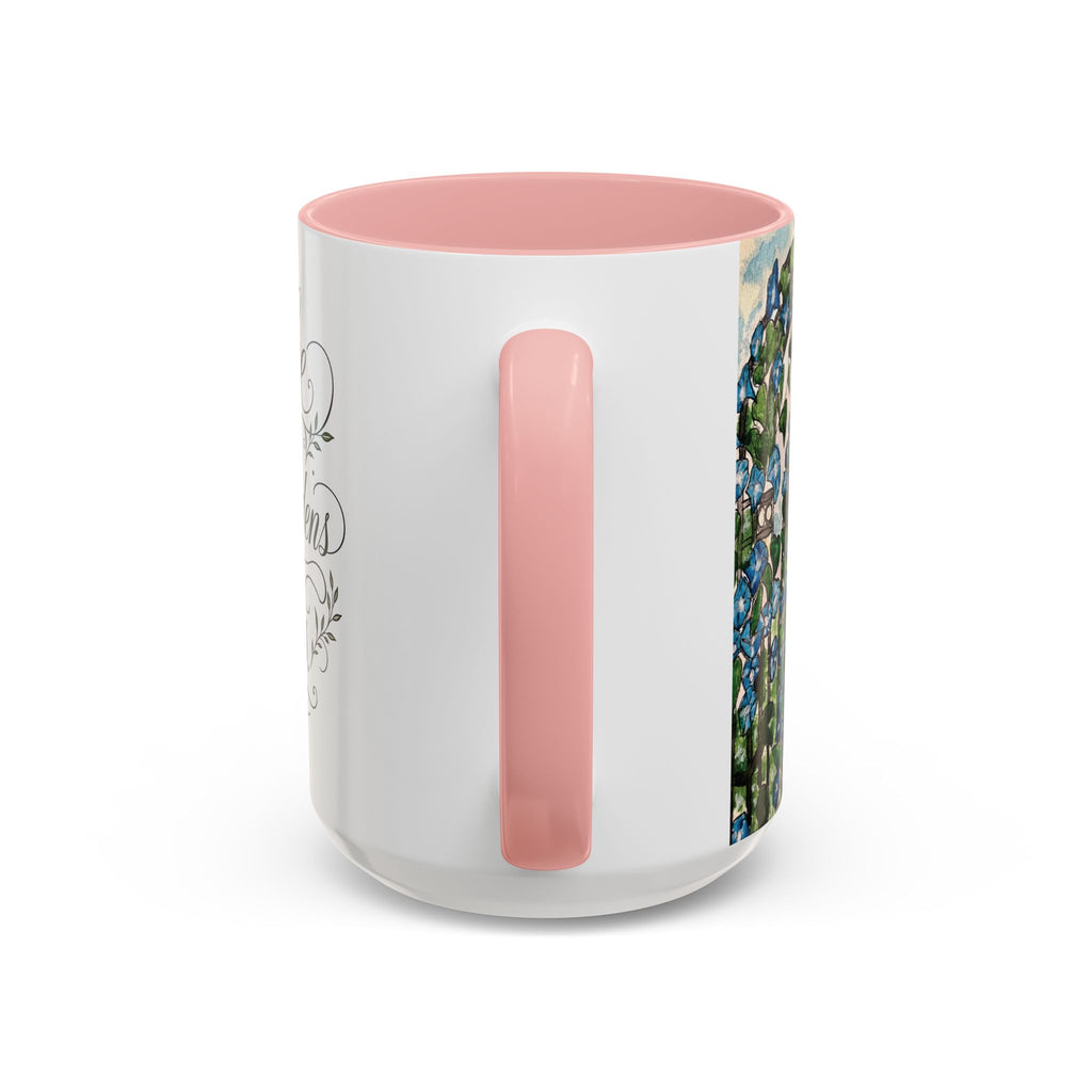 Coffee Mug - "Coffee and Quiet Gardens Fix Most Things" Floral Accent