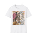 Horse Floral Graphic T-Shirt — "Dress Bold, Stay Weird" Inspirational Tee