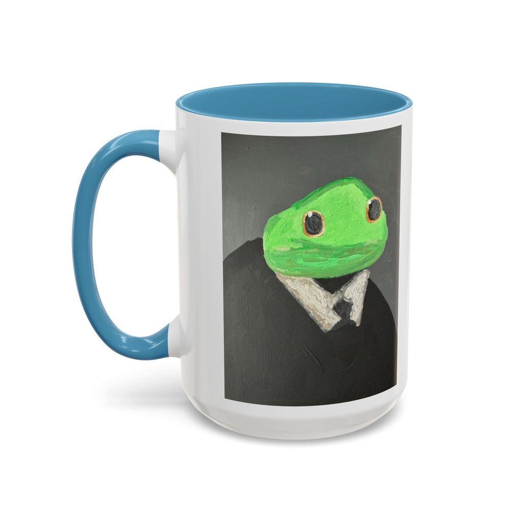 Coffee Mug — "I Don’t Rise and Shine, I Caffeinate and Tolerate" (Accent, 11/15oz)