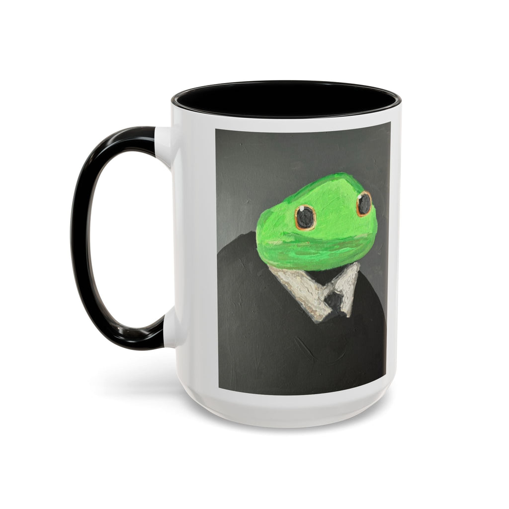 Coffee Mug — "I Don’t Rise and Shine, I Caffeinate and Tolerate" (Accent, 11/15oz)