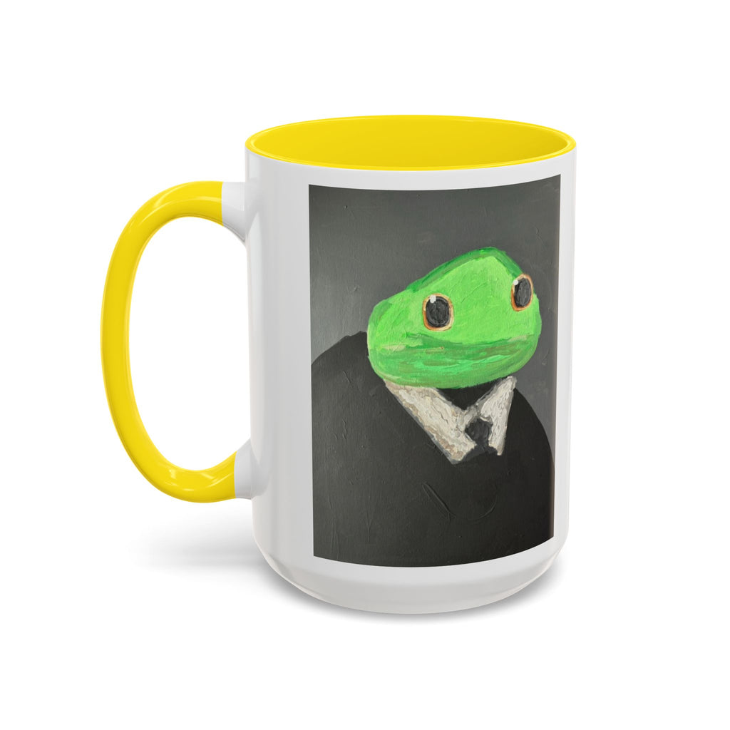 Coffee Mug — "I Don’t Rise and Shine, I Caffeinate and Tolerate" (Accent, 11/15oz)