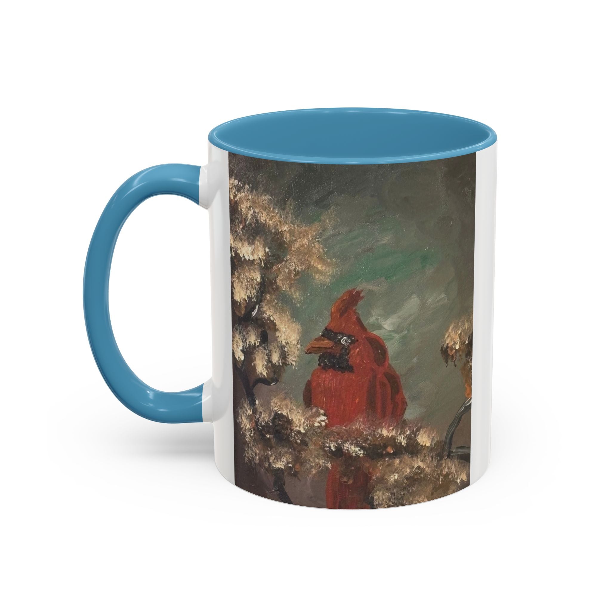 Coffee Mug - "Some mornings are meant to be quiet" Accent Ceramic Mug