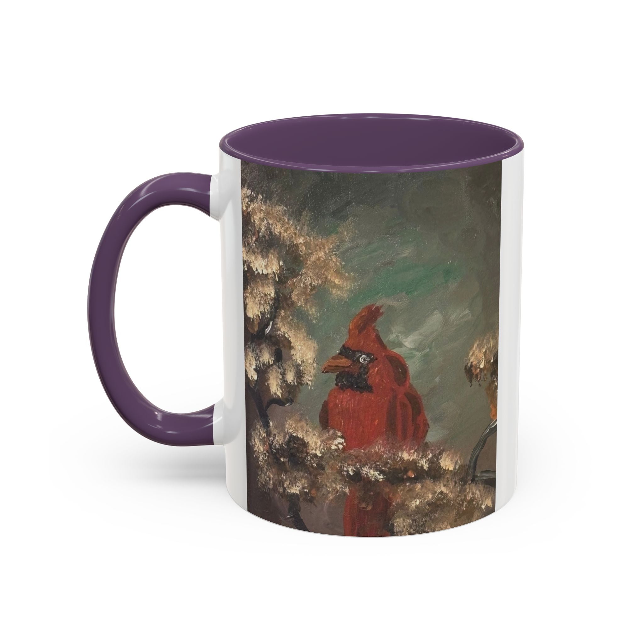 Coffee Mug - "Some mornings are meant to be quiet" Accent Ceramic Mug