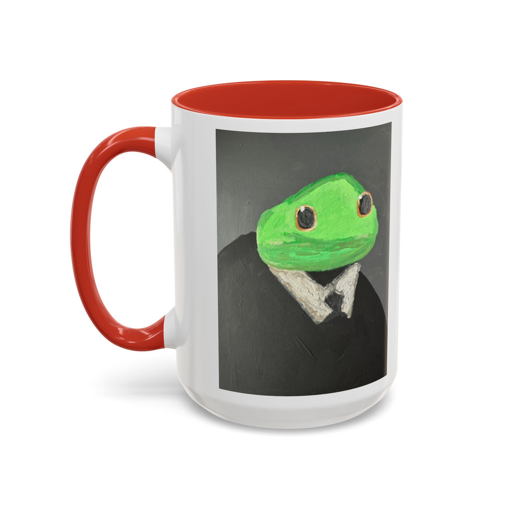 Coffee Mug — "I Don’t Rise and Shine, I Caffeinate and Tolerate" (Accent, 11/15oz)