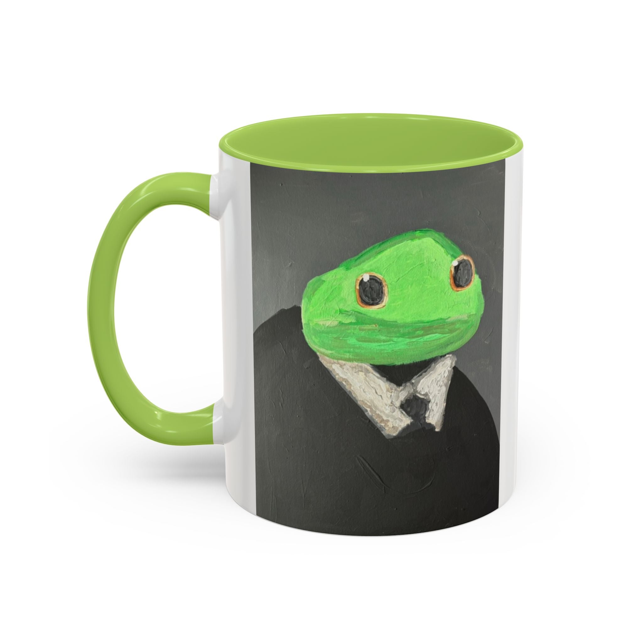 Coffee Mug — "I Don’t Rise and Shine, I Caffeinate and Tolerate" (Accent, 11/15oz)