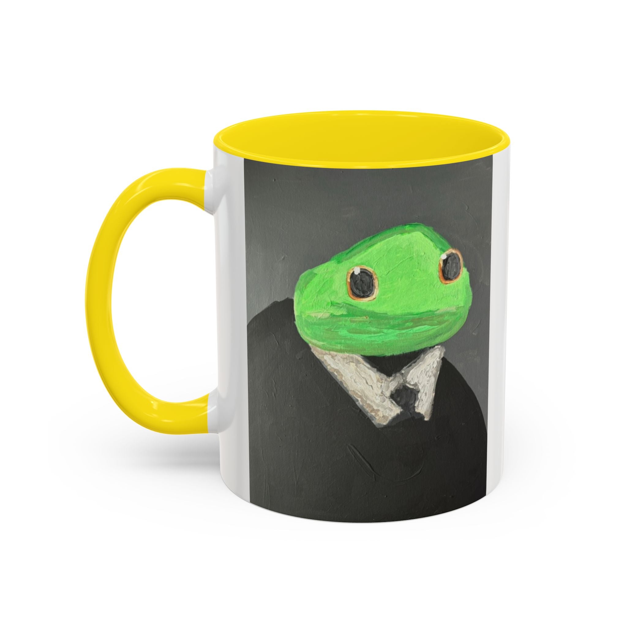 Coffee Mug — "I Don’t Rise and Shine, I Caffeinate and Tolerate" (Accent, 11/15oz)