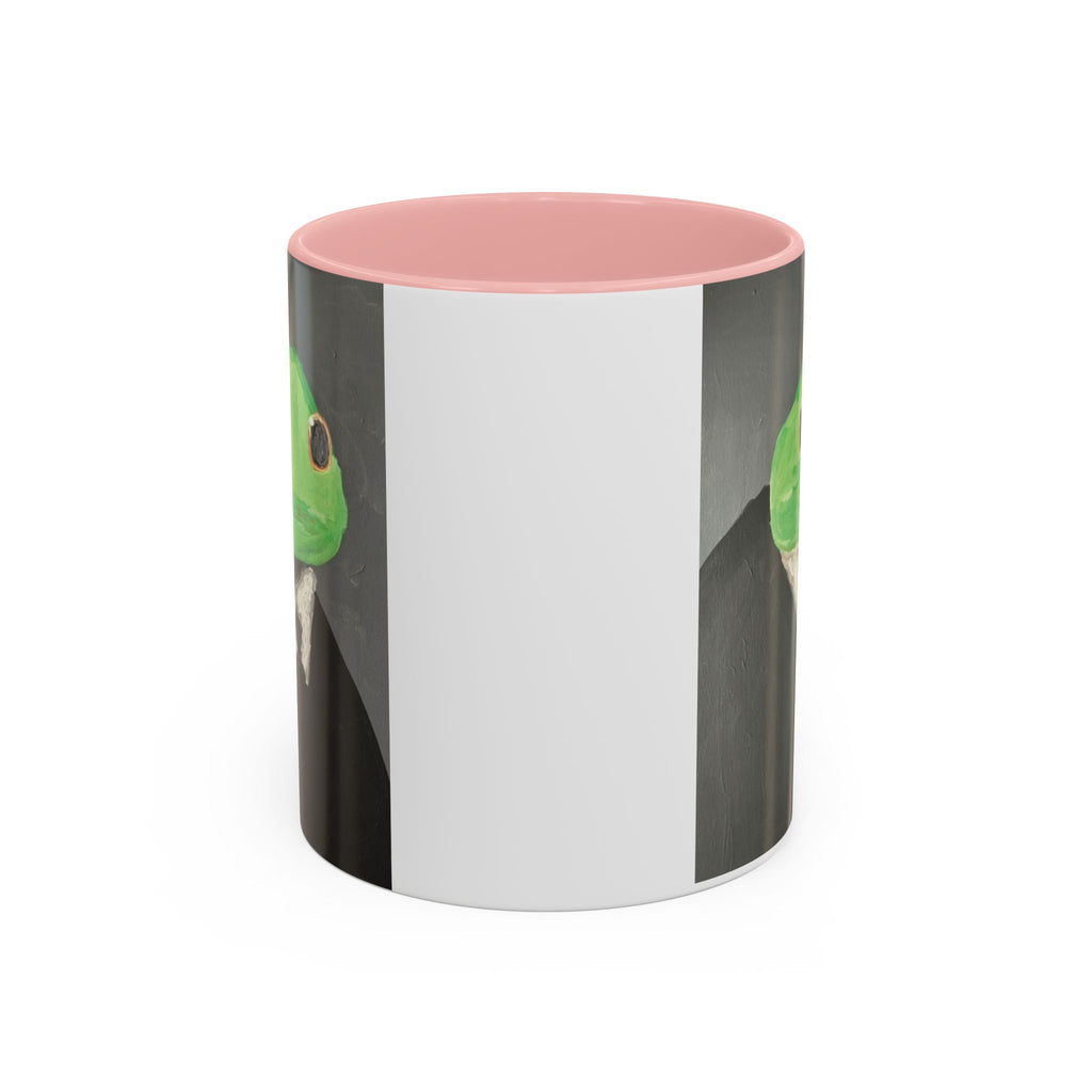 Frog in Suit Accent Coffee Mug – Quirky Formal Frog Art (11/15oz)