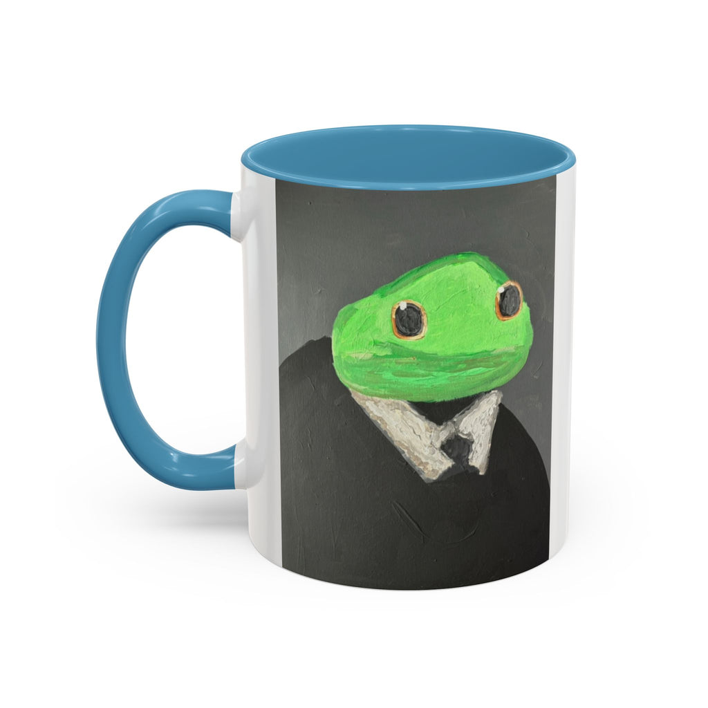 Coffee Mug — "I Don’t Rise and Shine, I Caffeinate and Tolerate" (Accent, 11/15oz)